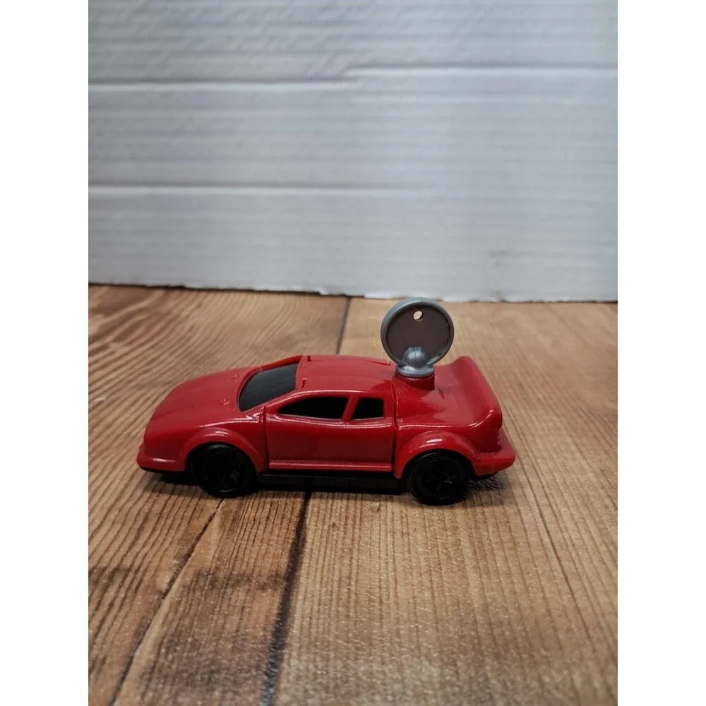 Hot Wheels Key Force McDonald’s Happy Meal Toy Red Car Gull Wings Mattel